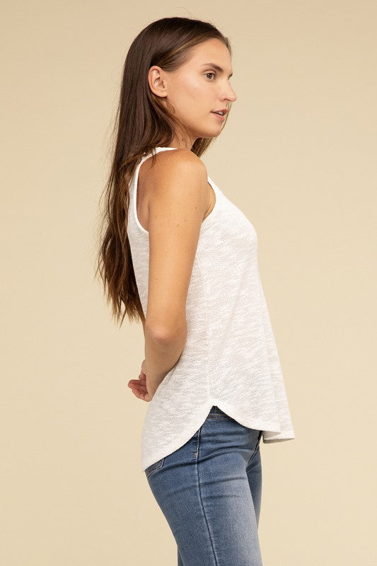 V Neck Sleeveless Cami Top