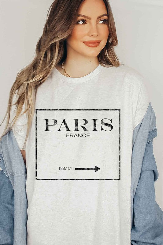 PARIS FRANCE GRAPHIC TEE / T-SHIRT