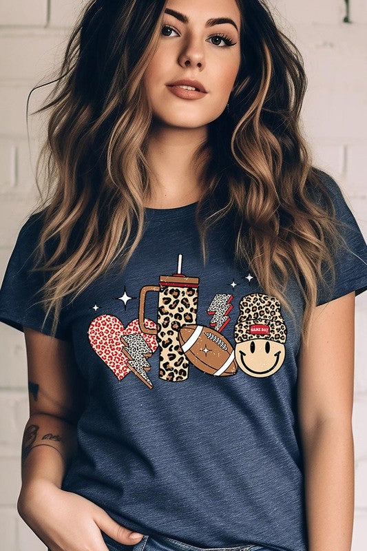 Boujee Cute Football Graphic Tee