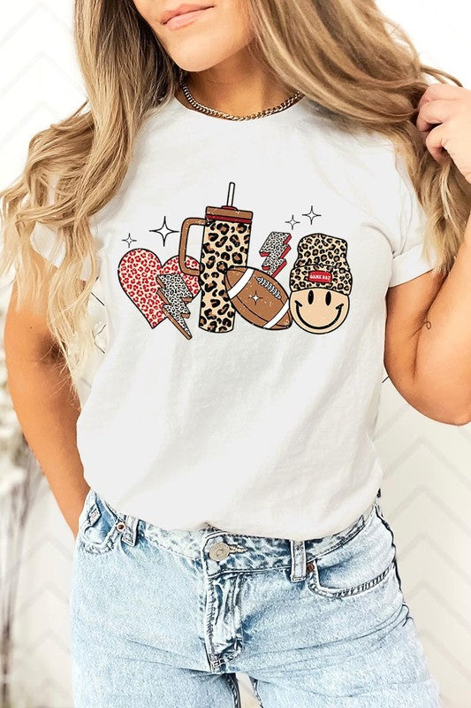 Boujee Cute Football Graphic Tee