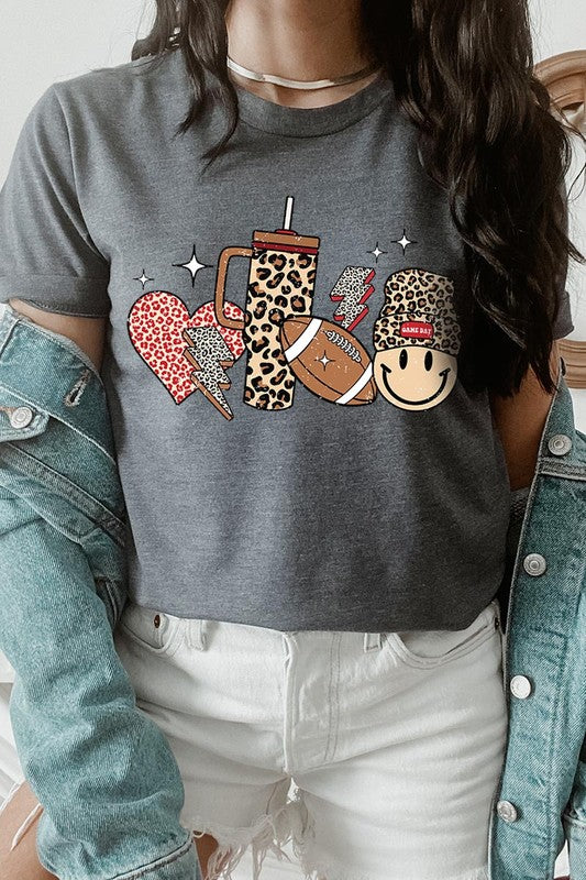 Boujee Cute Football Graphic Tee