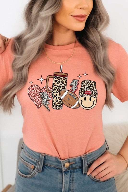 Boujee Cute Football Graphic Tee