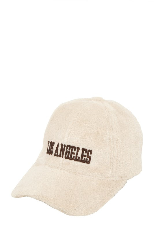 LOS ANGELES 3D Embroidery Fur Cap