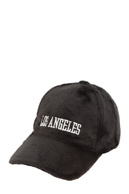 LOS ANGELES 3D Embroidery Fur Cap